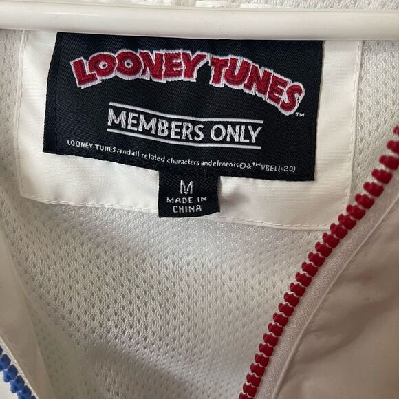 Vintage Looney Tunes Members Only jacket men’s size Med . - Picture 8 of 16